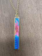 Paradise Island Reversible Vertical Bar Necklace