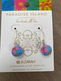 Paradise Island Medium Bead Earrings