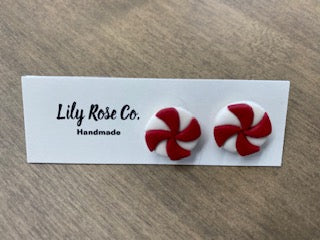 Peppermint Swirls Earrings