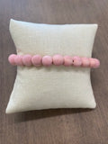 Mandala Rose Handmade Clay Bead Bracelet