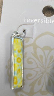 Pink Salt Reversible Mini Bar Earrings