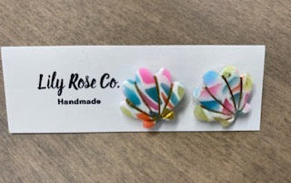 Shell Stud Earrings