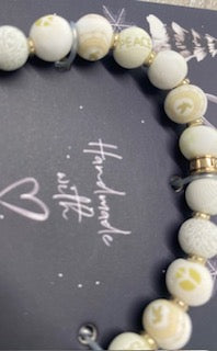 Silent Night - Handmade Clay Beads