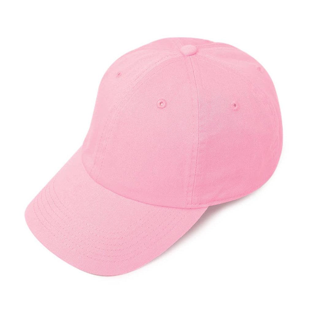 Plain Solid Stone Washed Adjustable Dad Cap