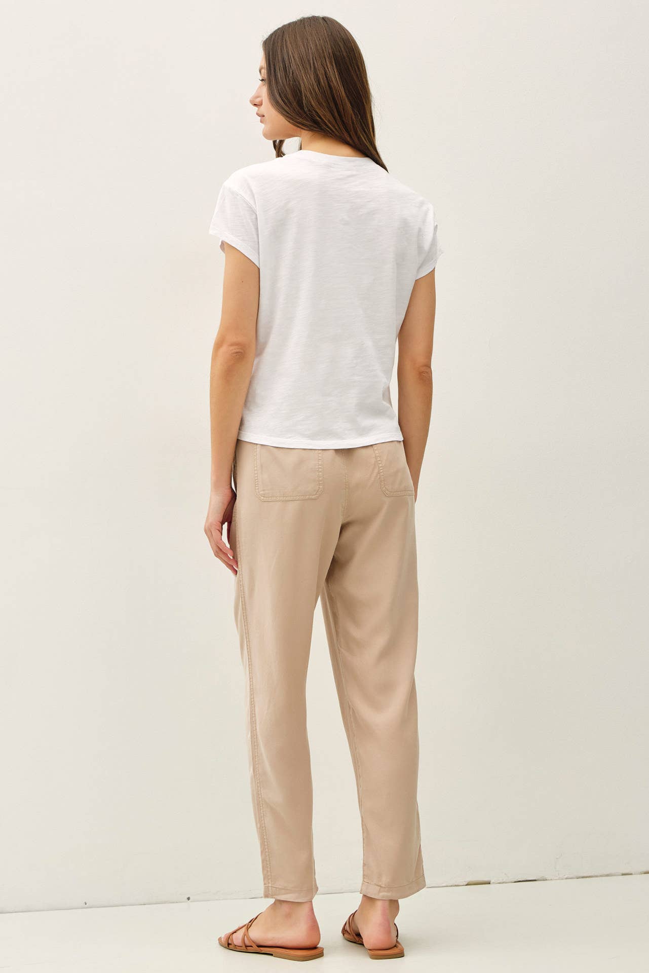 Tencel Ankle Pants