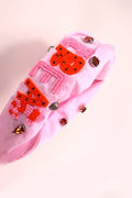 Halloween Trick or Treat Headband Pink
