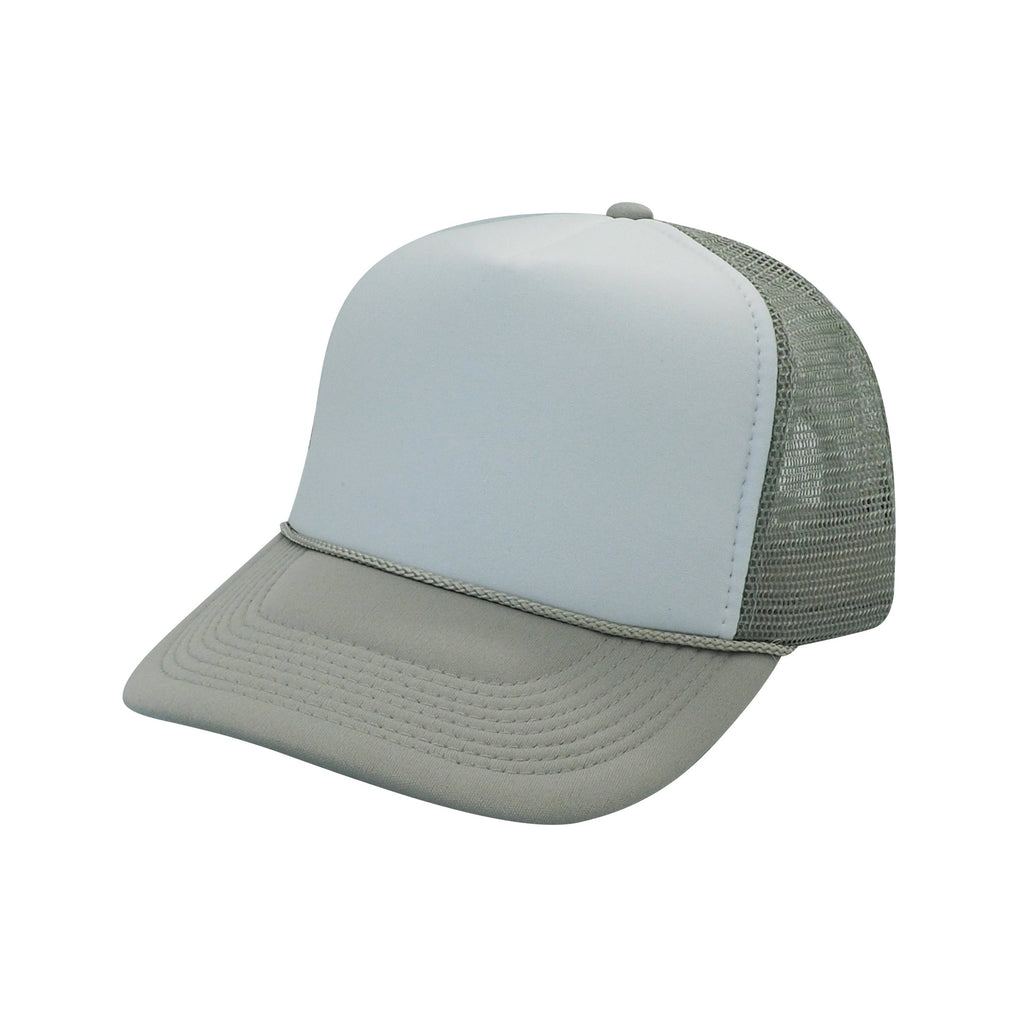 Nissun Classic Trucker Baseball Hats Caps Foam Mesh Blank Solid Two Tone Snapback Adult Youth