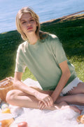 Short Sleeve Light Weight Sweater