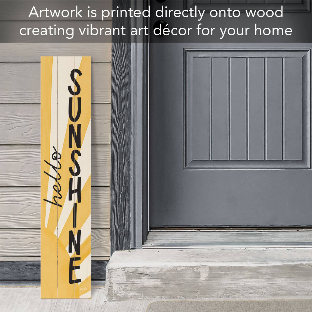 "Hello Sunshine" Pallet Wood Porch Welcome Sign