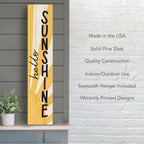 "Hello Sunshine" Pallet Wood Porch Welcome Sign