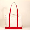 The Signature Canvas Tote Bag–Red