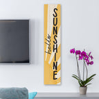 "Hello Sunshine" Pallet Wood Porch Welcome Sign