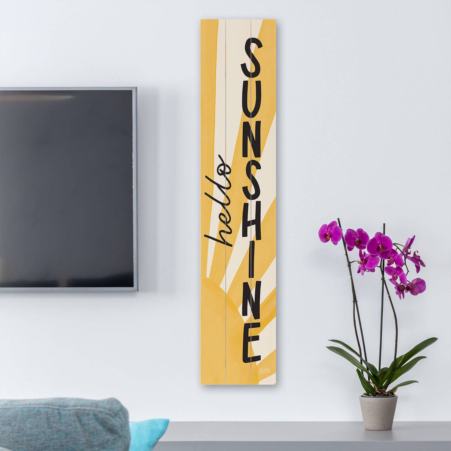 "Hello Sunshine" Pallet Wood Porch Welcome Sign