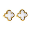 VINTAGE CLOVER  STUD EARRINGS | 40E389