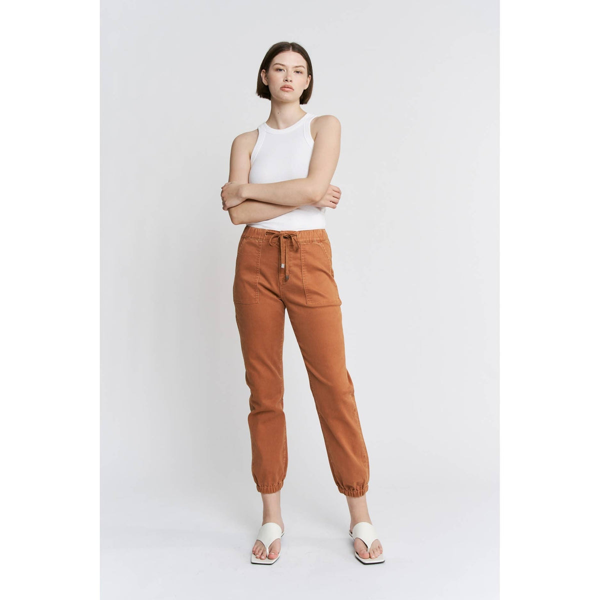 High Rise Jogger Cinnamon