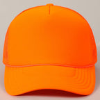 Solid Color OTTO 5-Panel Foam Mesh Back Trucker Hat