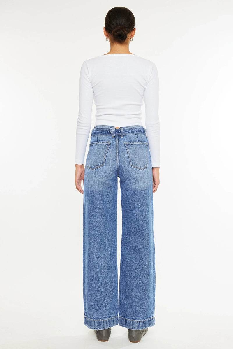 Ultra High-Rise Wide Fit Jeans